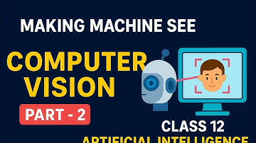 Making Machines See 👁 Part 2| Computer Vision in AI | Class 12 CBSE 2025 | Sanjana Mor IIT Ropar