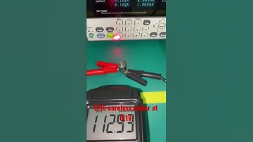 How to test 1215 coreless motor at 0.1v,#corelessmotor,#12mmcorelessmotor,#1215corelessmotor