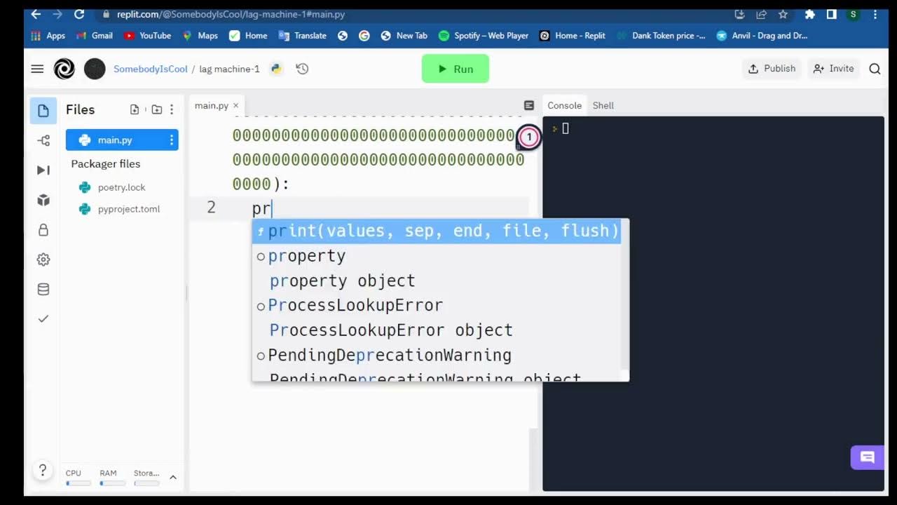 How to make a lag machine in less than 2min (python) - YouTube