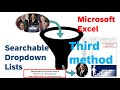 Searchable Drop-down List 3rd Method