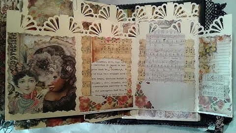 Altered File Folders-yearbook -How it