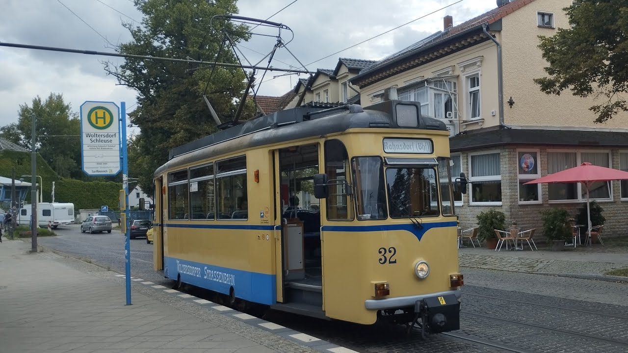 Straßenbahn Gotha T57 Mitfahrt SRS Linie 87 die letzten Einsatzwochen