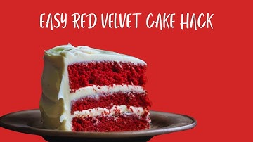 Red Velvet Cake Hack