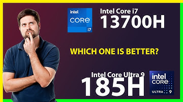 INTEL Core i7 13700H vs INTEL Core Ultra 9 185H Technical Comparison