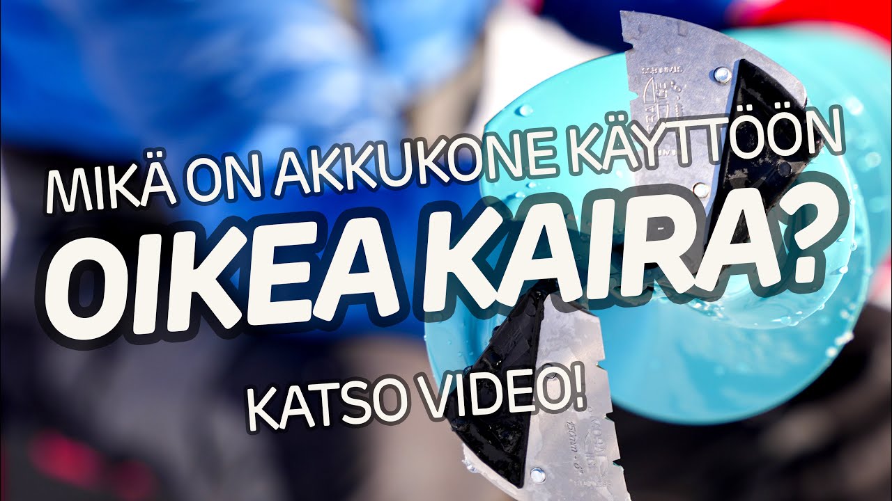 Mikä tekee kairasta akkuporakonekairaukseen sopivan?