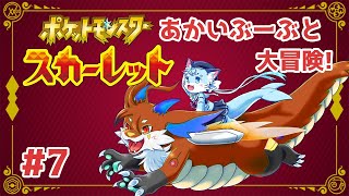 【#ポケモンsv】#7 赤いぶーぶに乗って大冒険！！ 【ぶいソロ配信】【#新人Vtuber】