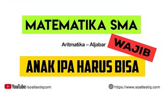 Pendahuluan aljabar dasar - matematika sma smp