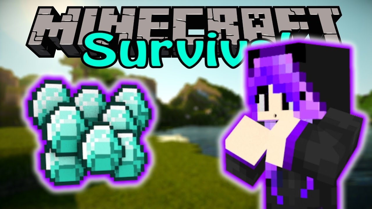 Minecraft Survival EP2 | OMG!! Diamonds Already!! - YouTube