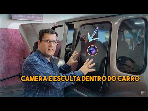 Como funciona camera e escuta dentro do carro!!