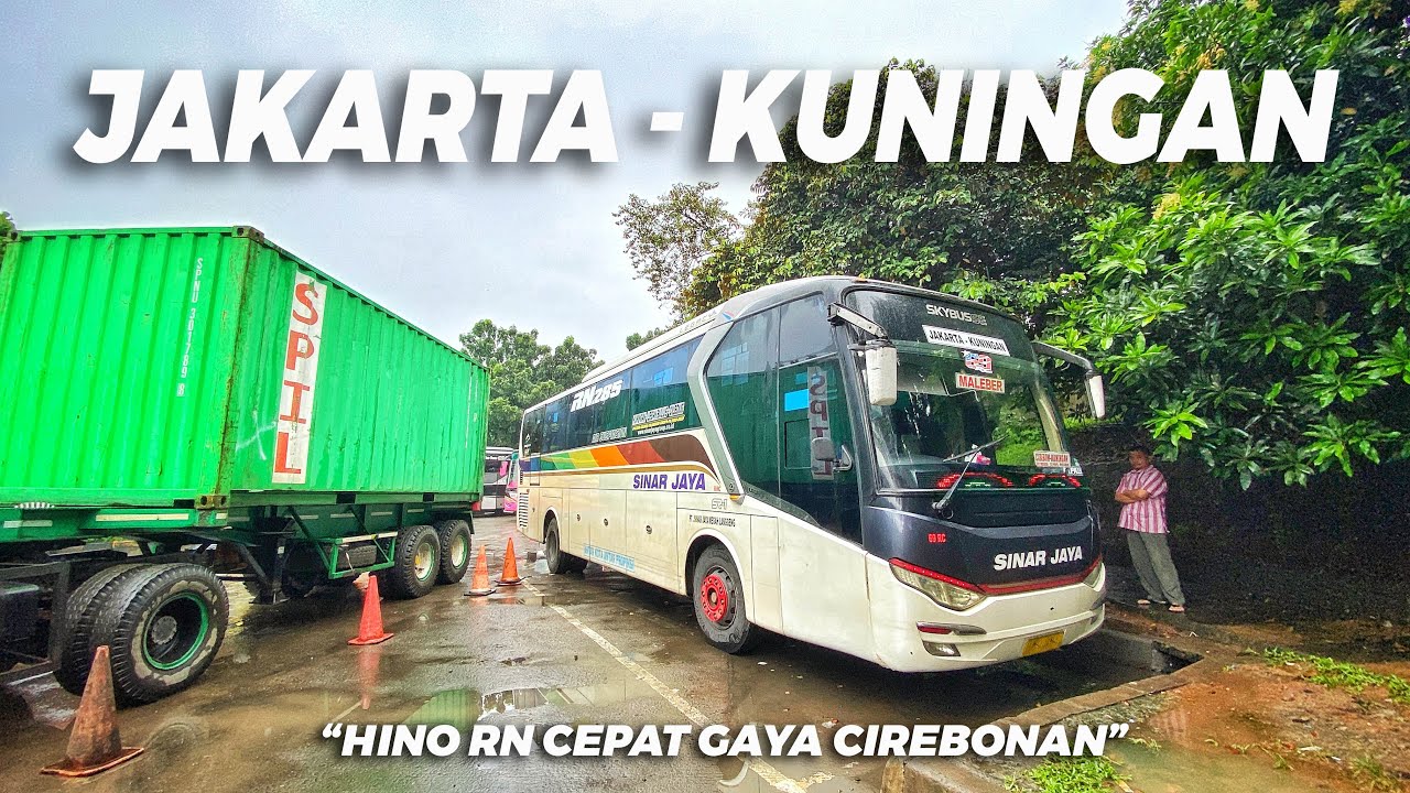 Этот автобус Cirebonan SINAR JAYA отличается! Комфортная и быстрая поездка с 69 RC