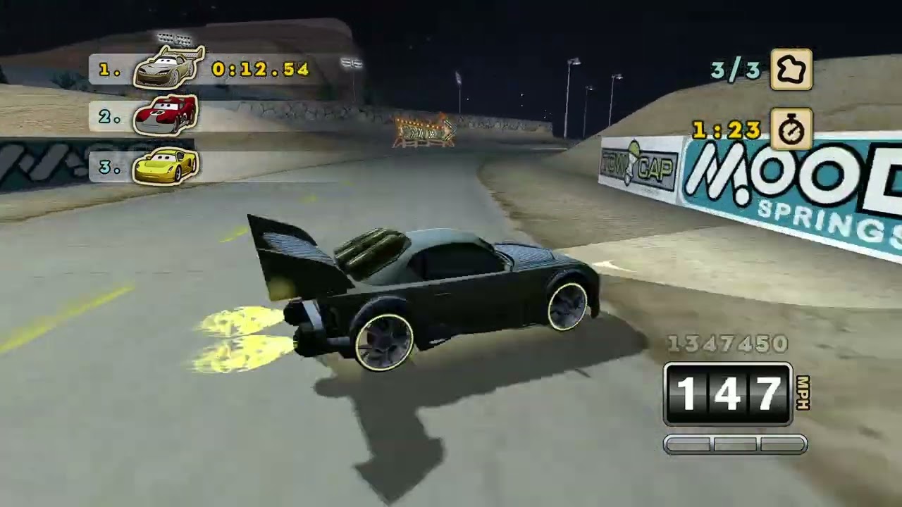 Cars Mater National Xbox 360 Delinquent Road Hazards addon pack showcase