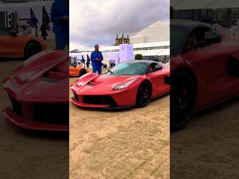 $5M FERRARI LA FERRARI DRIVING AT SALON PRIVE CONCOURS 2025! #shorts #trending #viral #cars #yt #laf