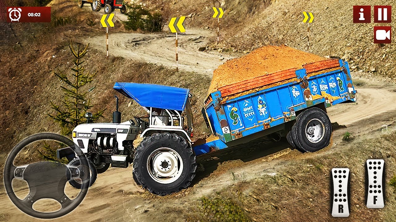 Real Tractor Trolley Cargo Farming Simulation Games 2021 - Android Gameplay