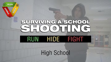 RUN - HIDE - FIGHT || Active Shooter Preparedness Training for High Schools