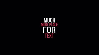 Stylish Kinetic Typography After Effects Templates