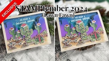STAMPTEMBER 2024 | Lawn Fawn Christmas In the Desert