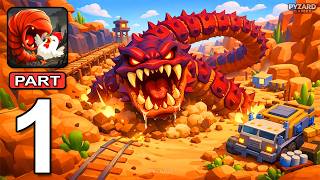 Desert Worm Idle RPG - Gameplay Walkthrough Part 1 - Desert Worm Adventure (Android, iOS) screenshot 4
