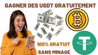 Gagner des USDT gratuitement sans investissement et sans minage | 100% Gratuit screenshot 1