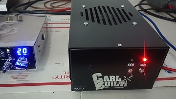 Carl Built 400hd with ssb, mobile amp, for customer