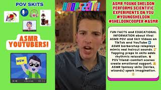 Jaces Asmryoung Sheldon Performs Scientific Experiments On You Ep4