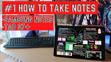 #1 How To Take Notes | Samsung Notes | Tab S7+ | Medical Student