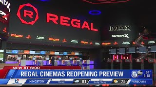 Regal Cinemas reopening this weekend