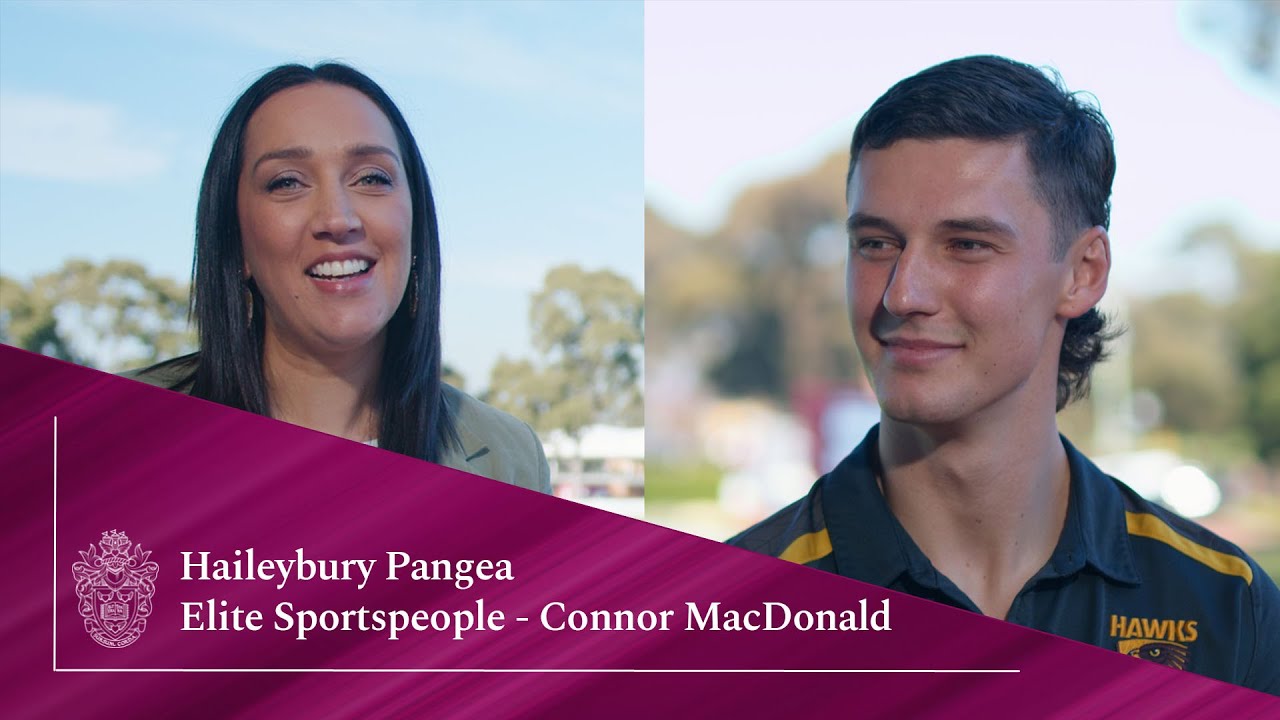Haileybury Pangea - Elite Sportspeople - Connor MacDonald