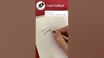 Signature Sign Lukas Sedlacek #lettersign #handwriting  #namedesign #calligraphy#signwriting