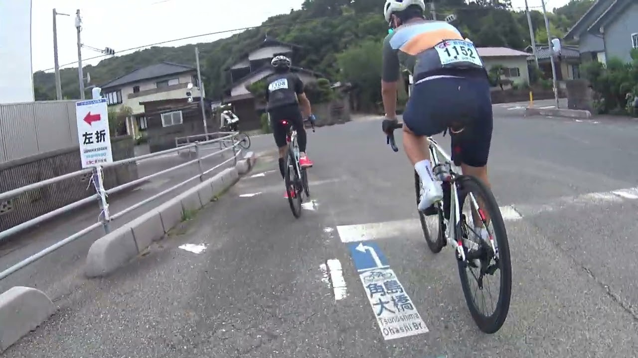 080621 ツールド下関②（ミドル）第1エイドから第2エイド） - YouTube