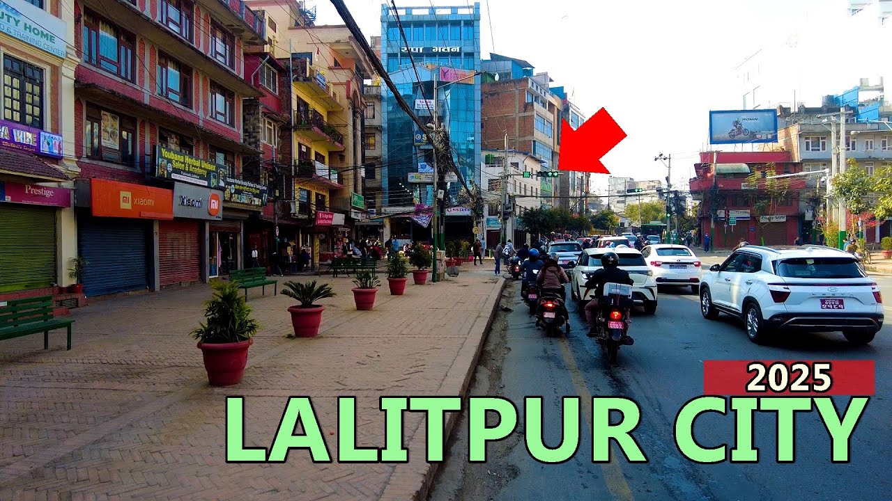 🇳🇵Lalitpur City Tour Morning Hour Look So Beautiful 4K - March 2025 🇳🇵