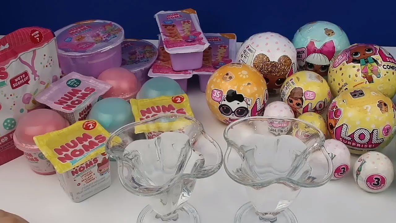 Numlol NUM NOMS vs LOL SURPISE! Numnom Aperatif Bath Fizz Lol Özel Seri Banyo ...