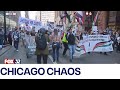 Chicago palestine supporters take over downtown streets clash with police