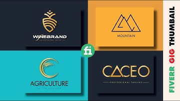 How to Make Professional Logo Design Gig Thumbnail for Fiverr