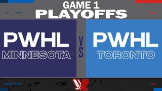 PWHL Playoffs - Semi-Finals: Minnesota vs. Toronto - Game 1 Highlights