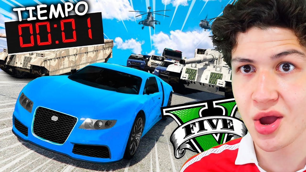 E-MASTERSENSEI vs 2 ASESINOS en GTA 5! (SpeedRun) 