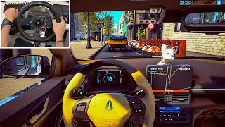 Taxi Life: A City Driving Simulator | Steering Wheel Gameplay