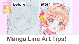 MANGA LINE ART TIPS