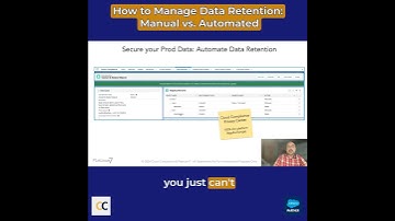 How to Manage Data Retention in Salesforce Manual vs. Automated