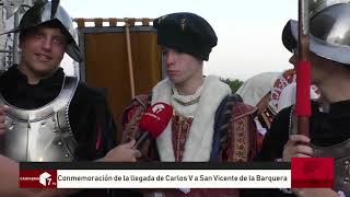 Conmemoracion llegada Carlos V a San Vicente de la Barquera