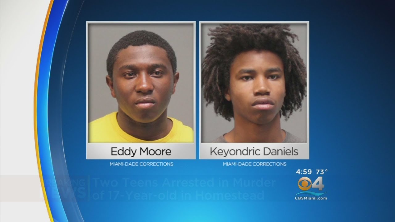 2 Teens Arrested And Charged With Murder Of 17-Year-Old Homestead Boy ...