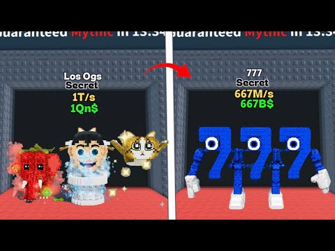 NEW Los OGs and 777 Brainrots - NEW Sammy OG Update and NEW EVENTS