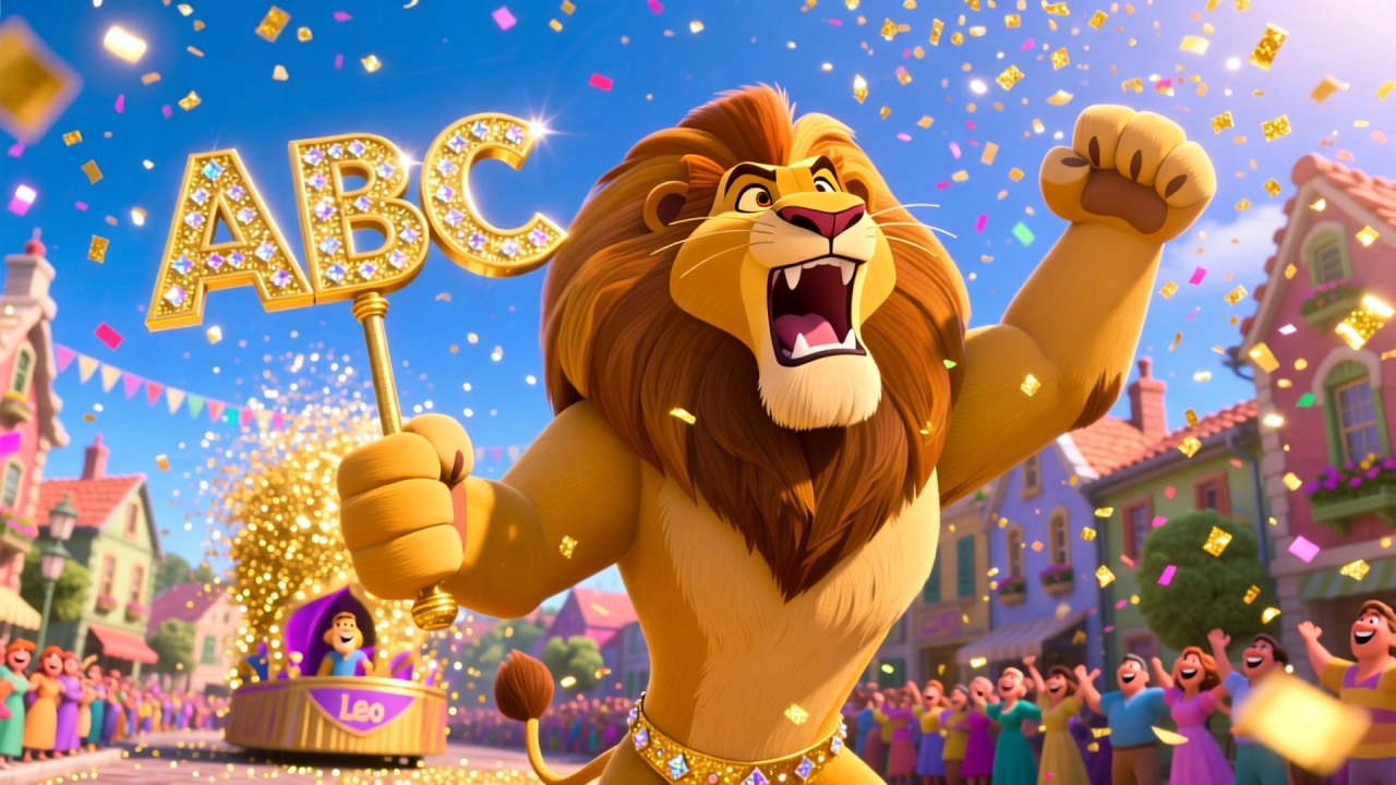 Lion Parade ABC JoyFun 🦁🎉 Fun ABC Song for Kids