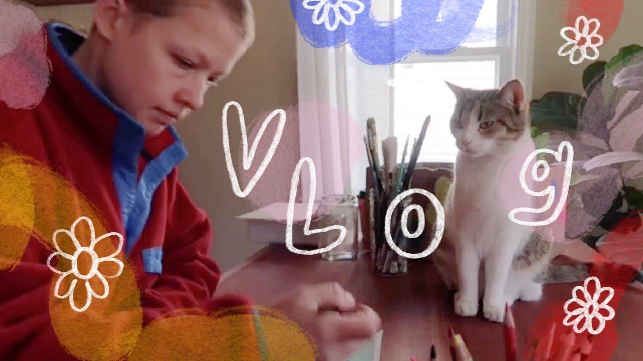 ✨ weekly vlog pt. 1 - painting a portrait, wrapping up giveaways and thrifting till my eyes drop out