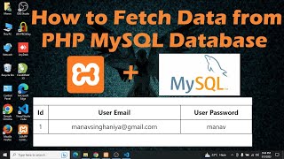 How to Fetch Data From PHP MySQL Database