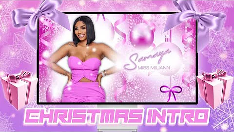 VLOGMAS DAY 1 : HOW TO MAKE A CHRISTMAS INTRO ON YOUR PHONE 2023🎄💖🎀✨