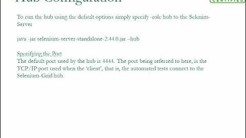 Configuring Selenium-Grid