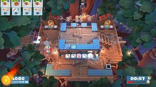 Overcooked 2 Campfire Cook Off lvl 2-1, 2 players co-op, 4 starts, 1344, PL