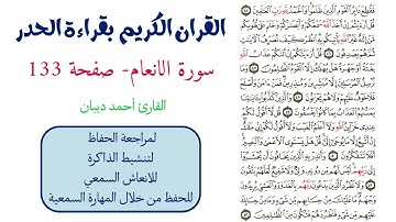 سورة الانعام صفحة 133 - احمد ديبان