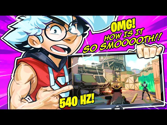 UNBOXING & DESTROYING RANKED ON MY *NEW* 540HZ MONITOR !!! | SEN TenZ class=