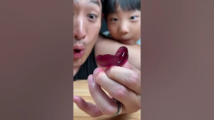 More popping grape jellies! This one was cool#shortsfeed #shortsyoutube